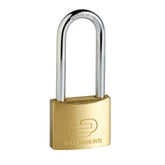 Standers 1 Inside/Outside My House Key Padlock Long Shackle 40Mm, Brass,